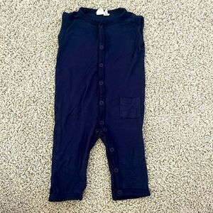 Kyte sleeveless one piece navy blue